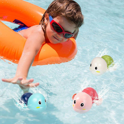 Floating Wind Up Bath Toys Sea Animal Water Play Set