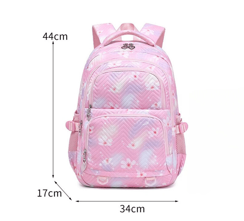 Floral Backpack School Bag Lightweight Laptop Travel Backpack
