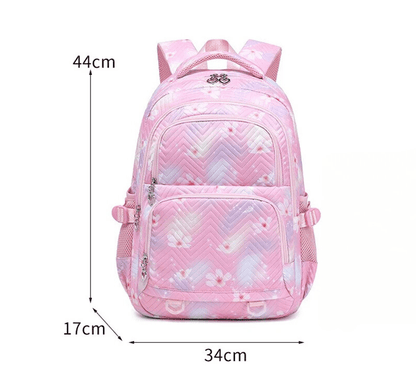 Floral Backpack School Bag Lightweight Laptop Travel Backpack