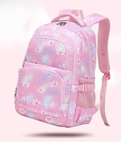 Floral Backpack School Bag Lightweight Laptop Travel Backpack