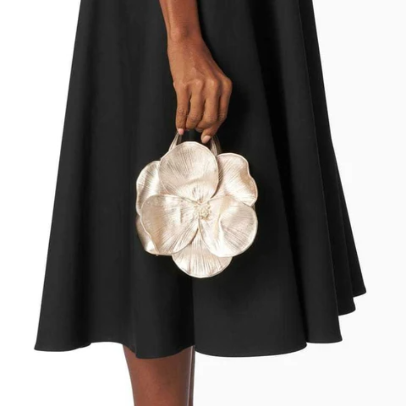 Floral Mini Handbag Cute Lightweight Shoulder Purse