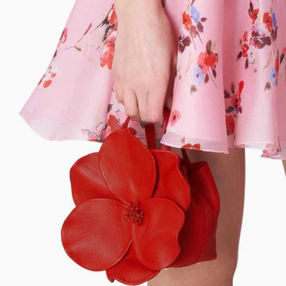 Floral Mini Handbag Cute Lightweight Shoulder Purse