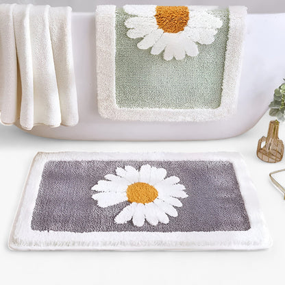 Fluffy Bathroom Rug Soft Absorbent Non Slip Bath Mat