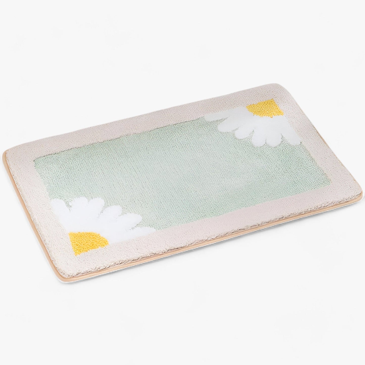 Fluffy Bathroom Rug Soft Absorbent Non Slip Bath Mat