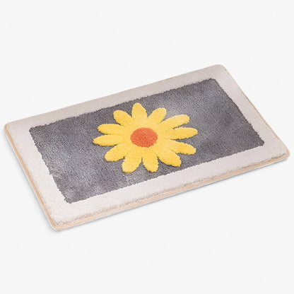 Fluffy Bathroom Rug Soft Absorbent Non Slip Bath Mat