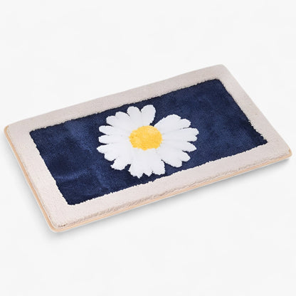 Fluffy Bathroom Rug Soft Absorbent Non Slip Bath Mat