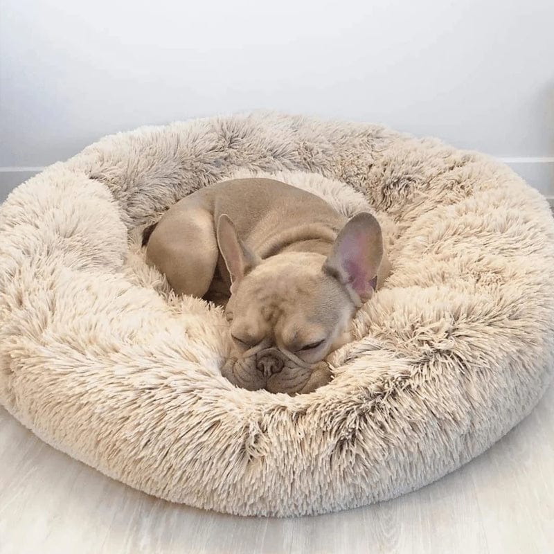 Fluffy Calming Pet Bed Anti Anxiety Plush Dog Cushion