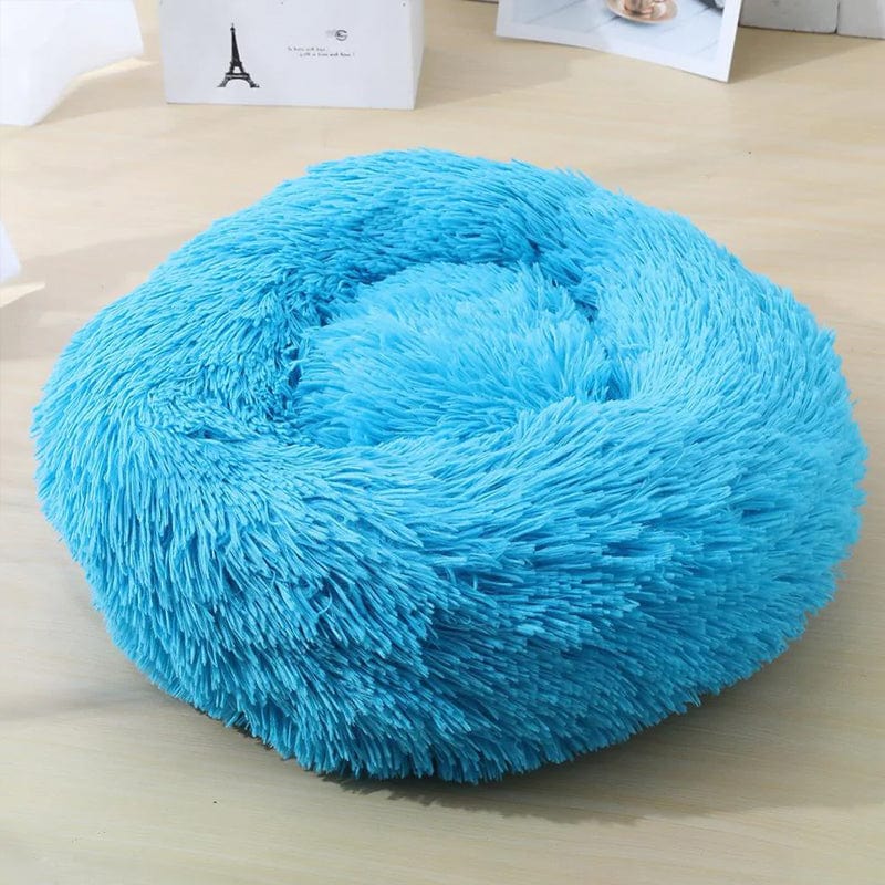 Fluffy Calming Pet Bed Anti Anxiety Plush Dog Cushion