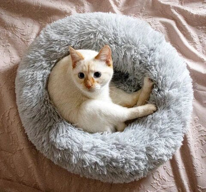 Fluffy Calming Pet Bed Anti Anxiety Plush Dog Cushion