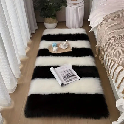 Fluffy Faux Fur Rug Soft Plush Luxury Floor Carpet