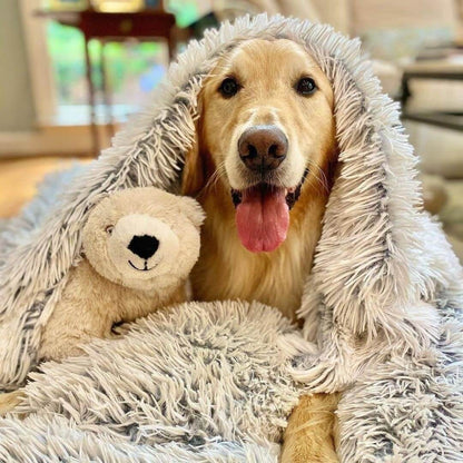 Fluffy Soft Pet Blanket for Cozy Resting and Lounging
