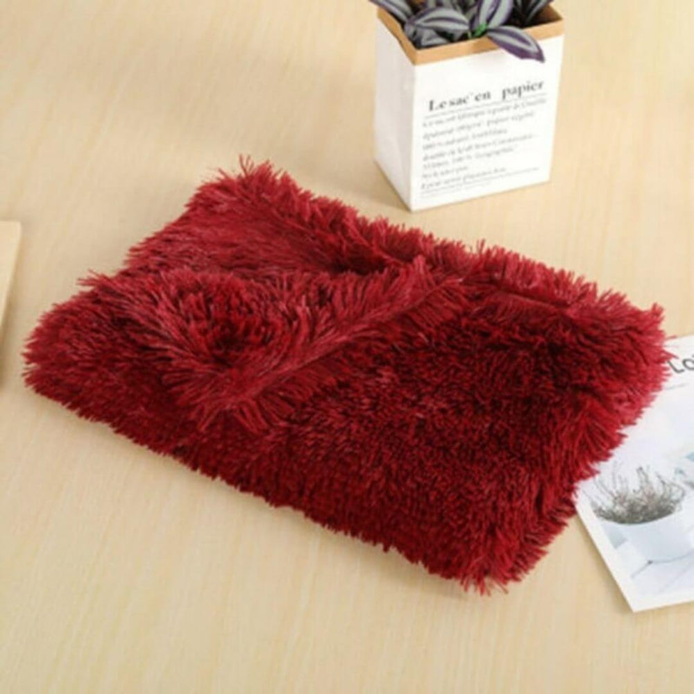 Fluffy Soft Pet Blanket for Cozy Resting and Lounging