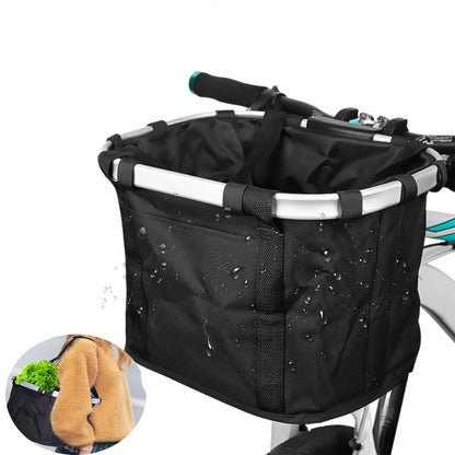 Foldable Bike Basket Large Capacity Bicycle Storage Carrier Bag