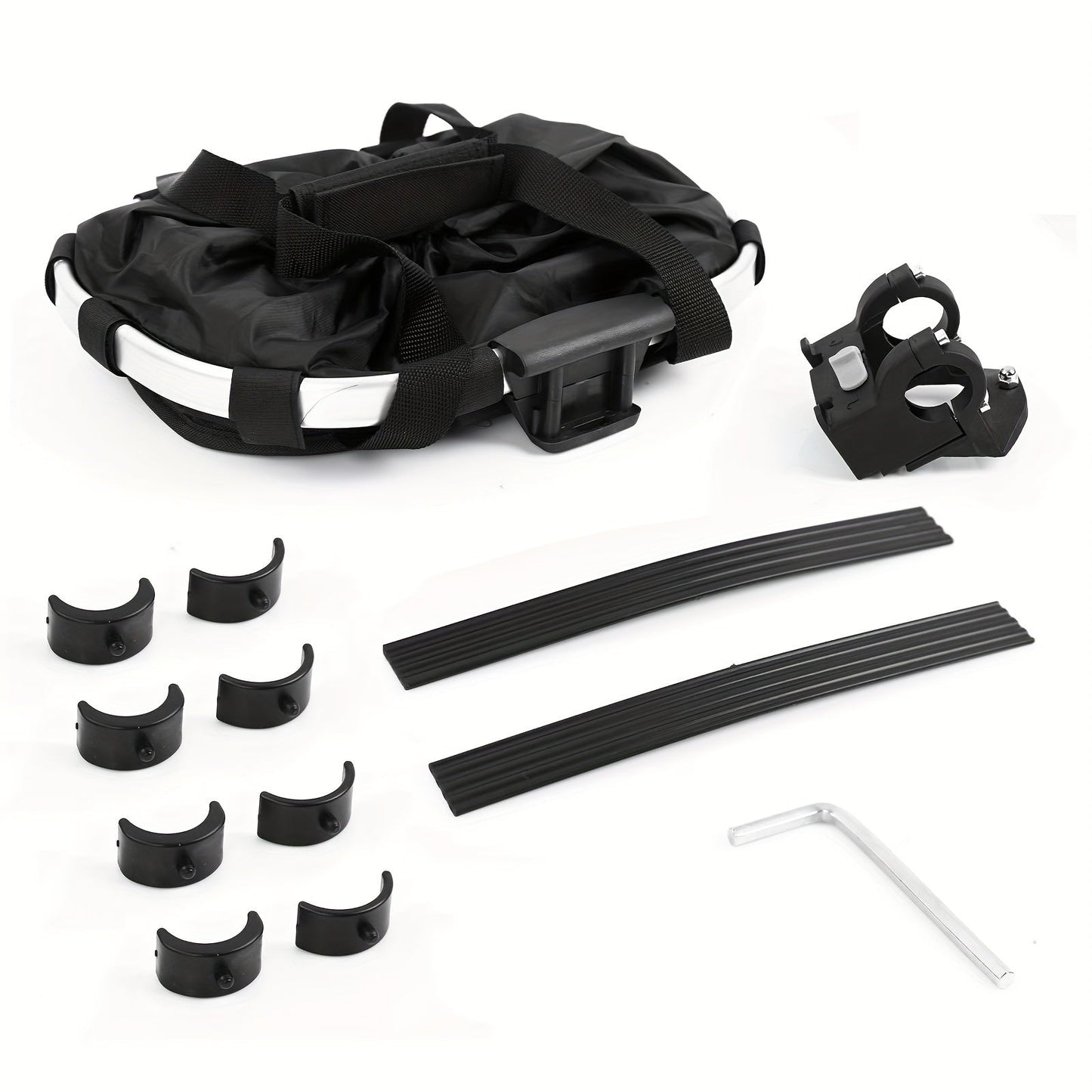 Foldable Bike Basket Large Capacity Bicycle Storage Carrier Bag