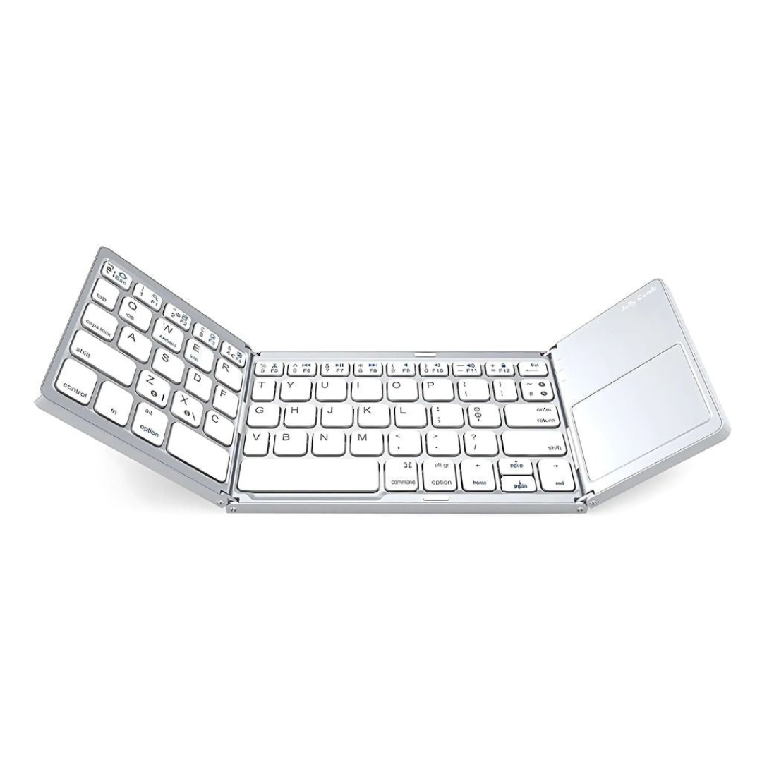 Foldable Bluetooth Keyboard With Touchpad Portable Wireless Keyboard