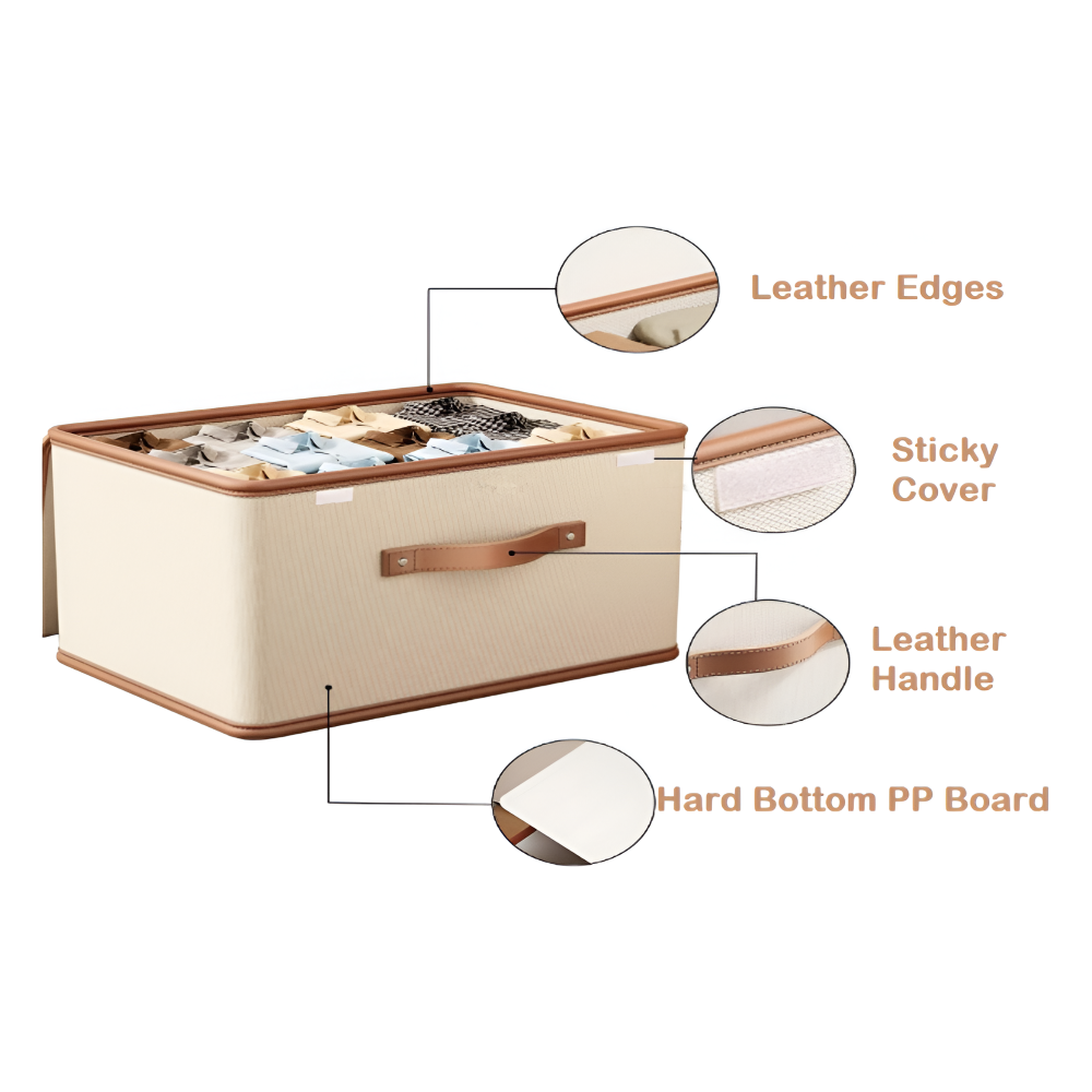 Foldable Storage Box Closet Organizer Storage Bin