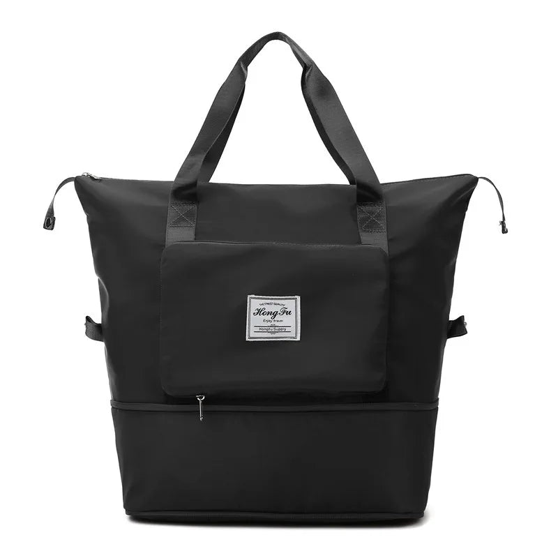 Foldable Travel Bag Large Capacity Waterproof Expandable Luggage Tote