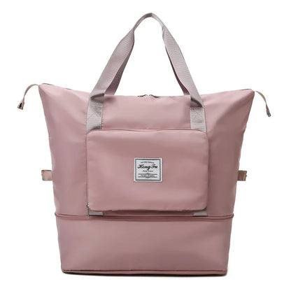 Foldable Travel Bag Large Capacity Waterproof Expandable Luggage Tote