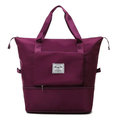 Foldable Travel Bag Large Capacity Waterproof Expandable Luggage Tote