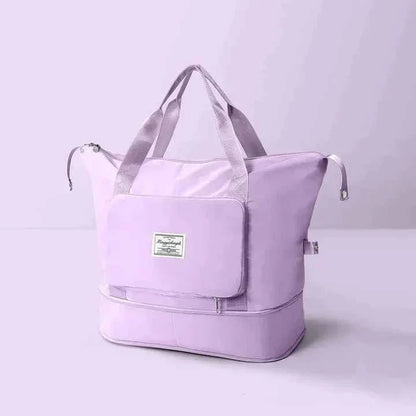 Foldable Travel Duffel Bag Large Capacity Weekend Tote