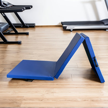 Foldable Yoga Mat Thick Exercise Mat Tri Fold Non Slip Gym Mat