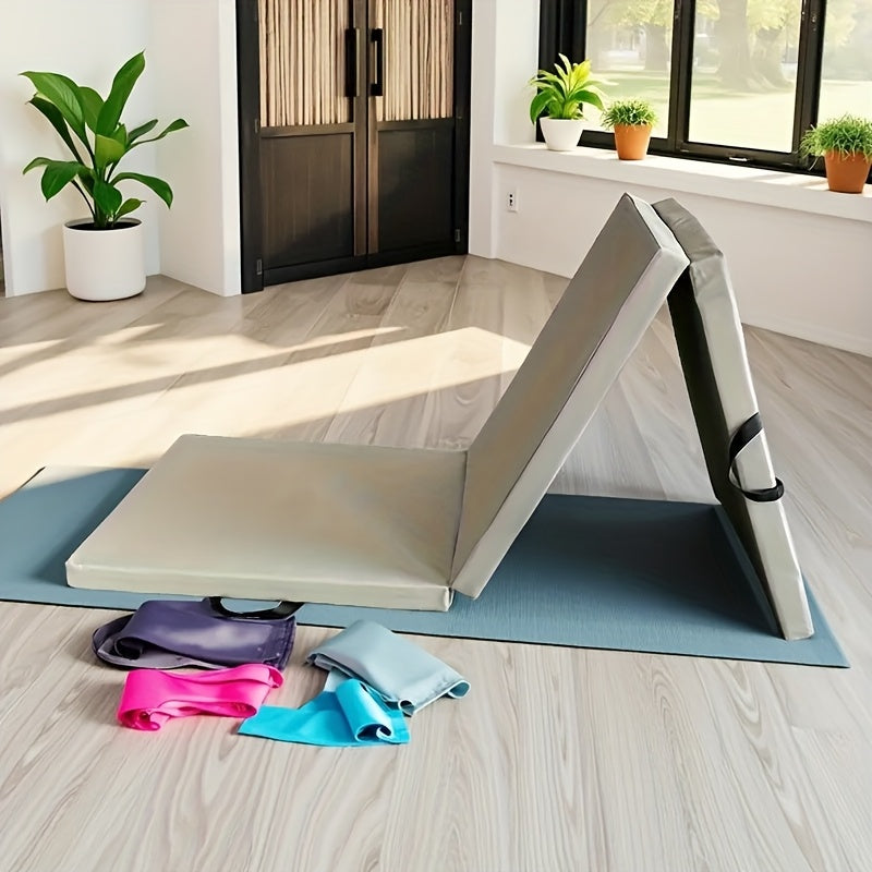 Foldable Yoga Mat Thick Exercise Mat Tri Fold Non Slip Gym Mat
