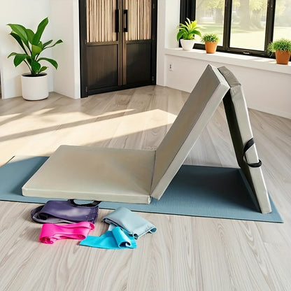Foldable Yoga Mat Thick Exercise Mat Tri Fold Non Slip Gym Mat