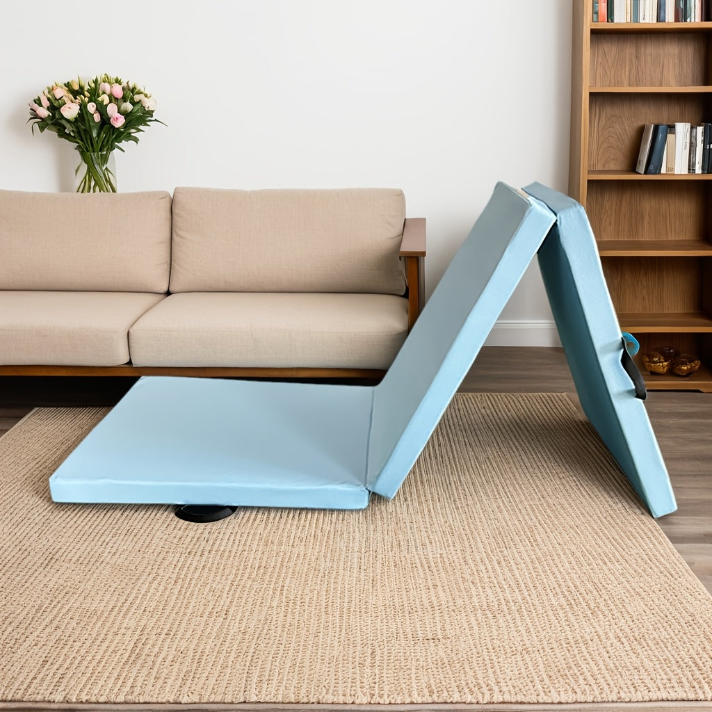 Foldable Yoga Mat Thick Exercise Mat Tri Fold Non Slip Gym Mat