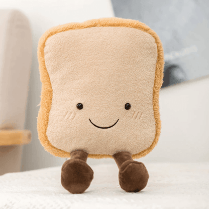 Food Plush Toy Soft Bread Pretzel Croissant Cushion