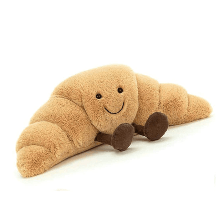 Food Plush Toy Soft Bread Pretzel Croissant Cushion