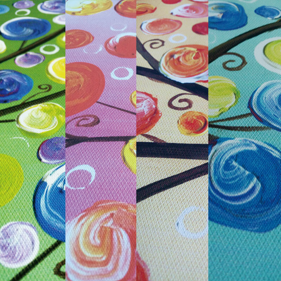 Four Seasons Tree Of Life Canvas Wall Art Decor