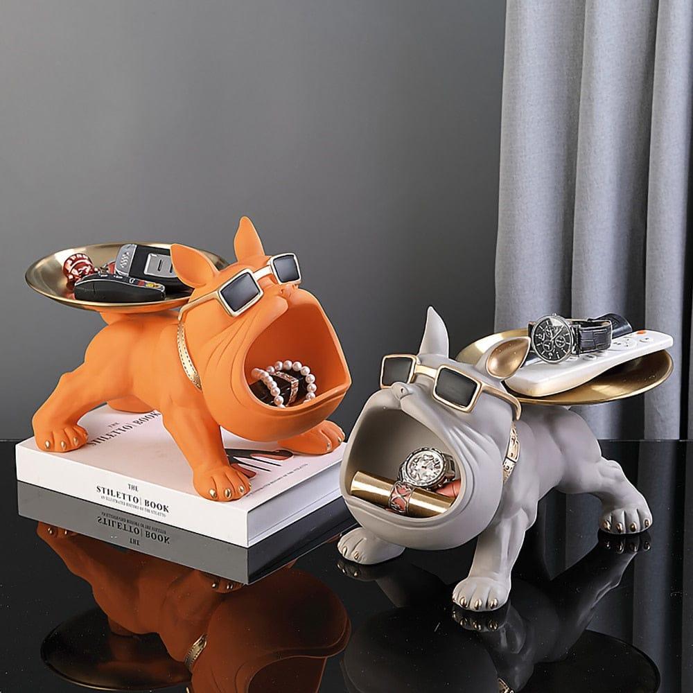 French Bulldog Butler Decorative Key and Jewelry Holder