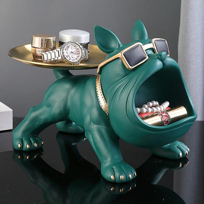 French Bulldog Butler Decorative Key and Jewelry Holder