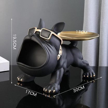 French Bulldog Butler Decorative Key and Jewelry Holder