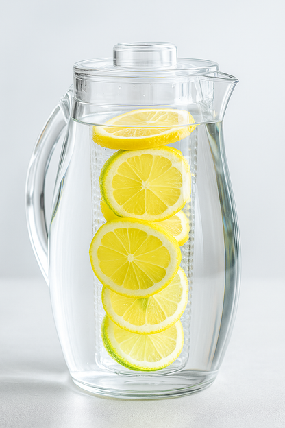 Fruit Infuser Water Pitcher Healthy Hydration Beverage Jug