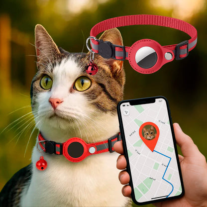 GPS Cat Collar Reflective Adjustable Safety Breakaway Collar