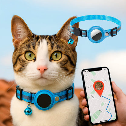 GPS Cat Collar Reflective Adjustable Safety Breakaway Collar