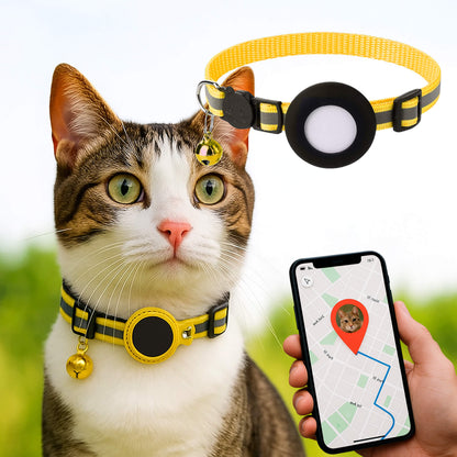 GPS Cat Collar Reflective Adjustable Safety Breakaway Collar
