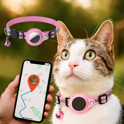 GPS Cat Collar Reflective Adjustable Safety Breakaway Collar