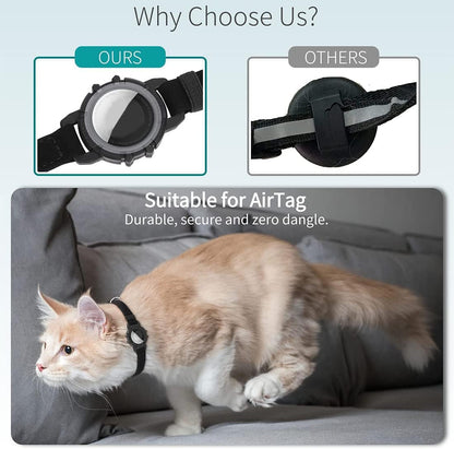 GPS Cat Collar Reflective Adjustable Safety Breakaway Collar