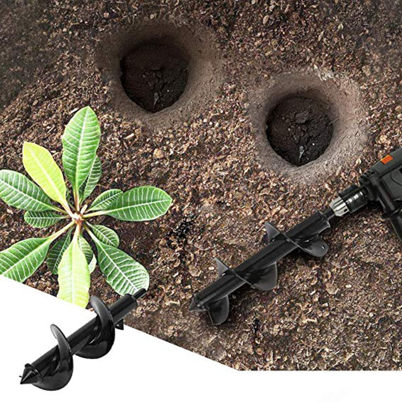 Garden Auger Drill Bit Planting Hole Digger Tool Soil Drill Attachment