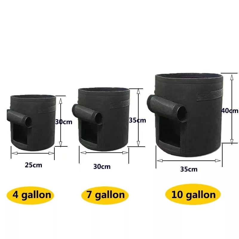 Garden Grow Bags Potato Planter Vegetable Growing Pots