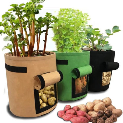 Garden Grow Bags Potato Planter Vegetable Growing Pots