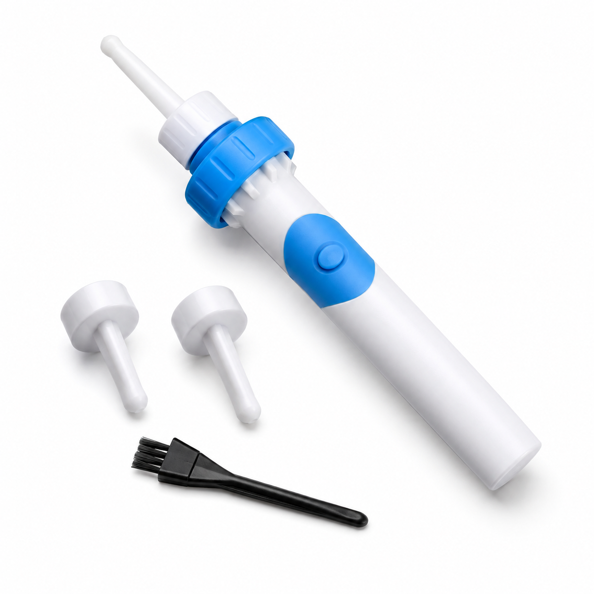 Gentle Ear Wax Remover with Ergonomic Easy-Grip Handle and Silicone Tips