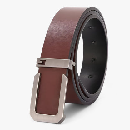 Genuine Leather Dress Belt Luxury Business Casual Style