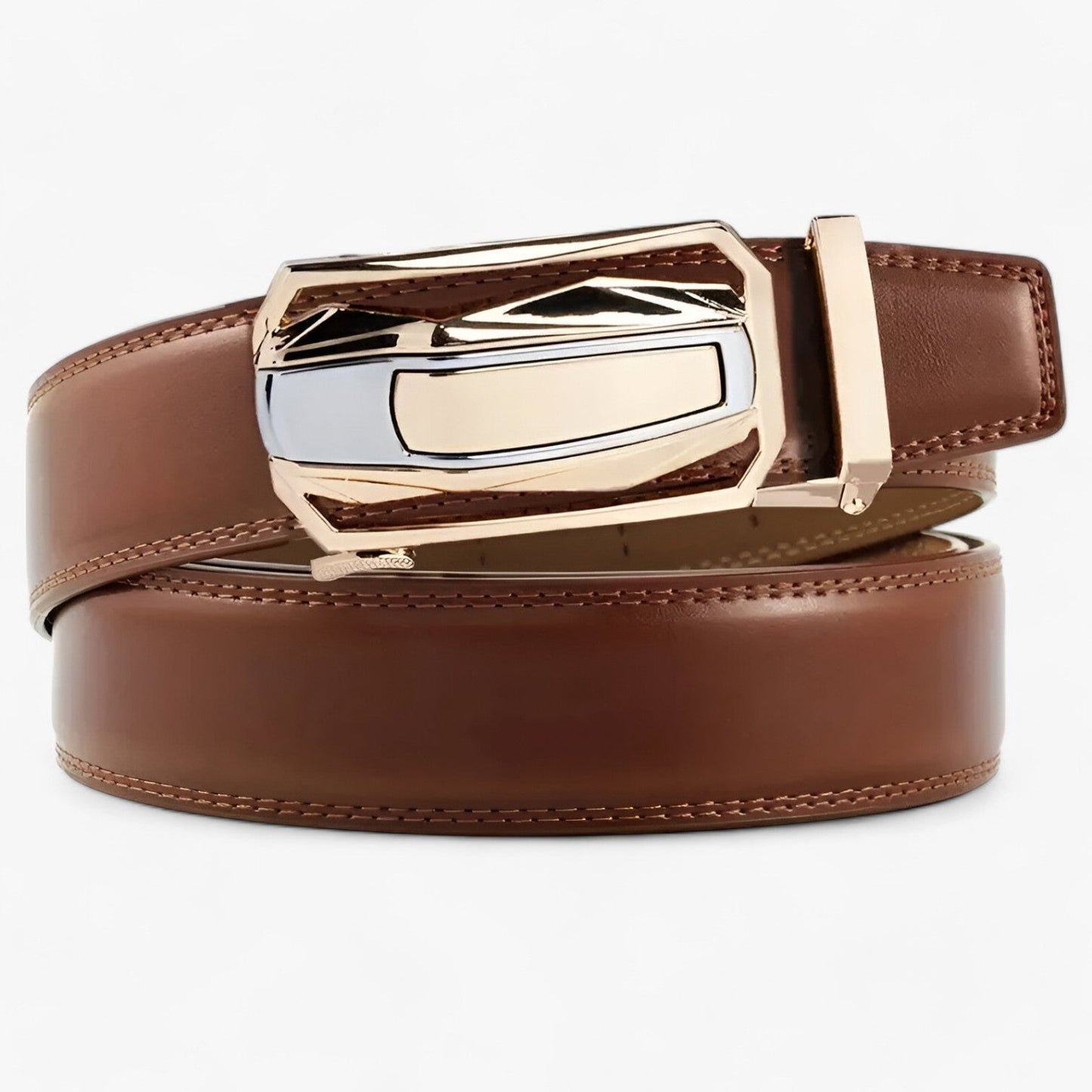 Genuine Leather Ratchet Belt for Men