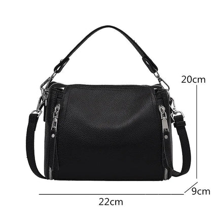 Genuine Leather Womens Shoulder Bag Crossbody Purse