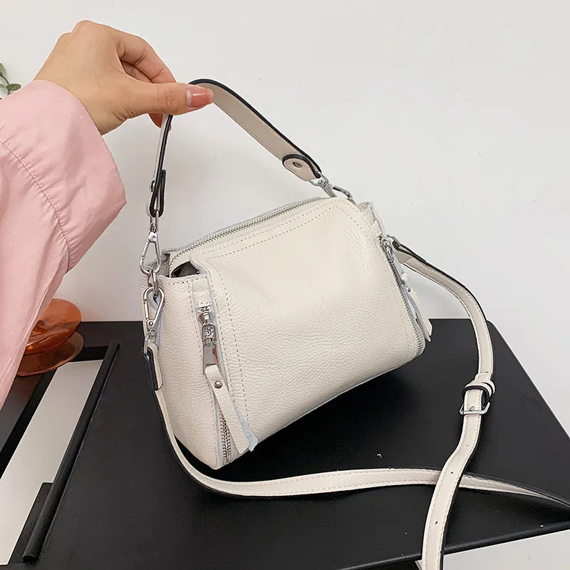 Genuine Leather Womens Shoulder Bag Crossbody Purse