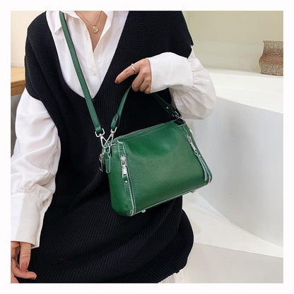 Genuine Leather Womens Shoulder Bag Crossbody Purse