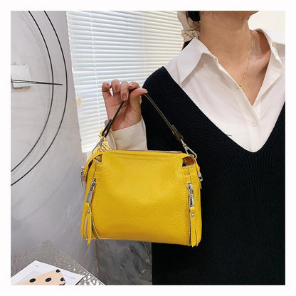 Genuine Leather Womens Shoulder Bag Crossbody Purse